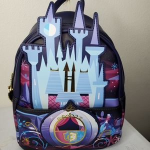 Disney Loungefly Cinderella Castle Mini Backpack